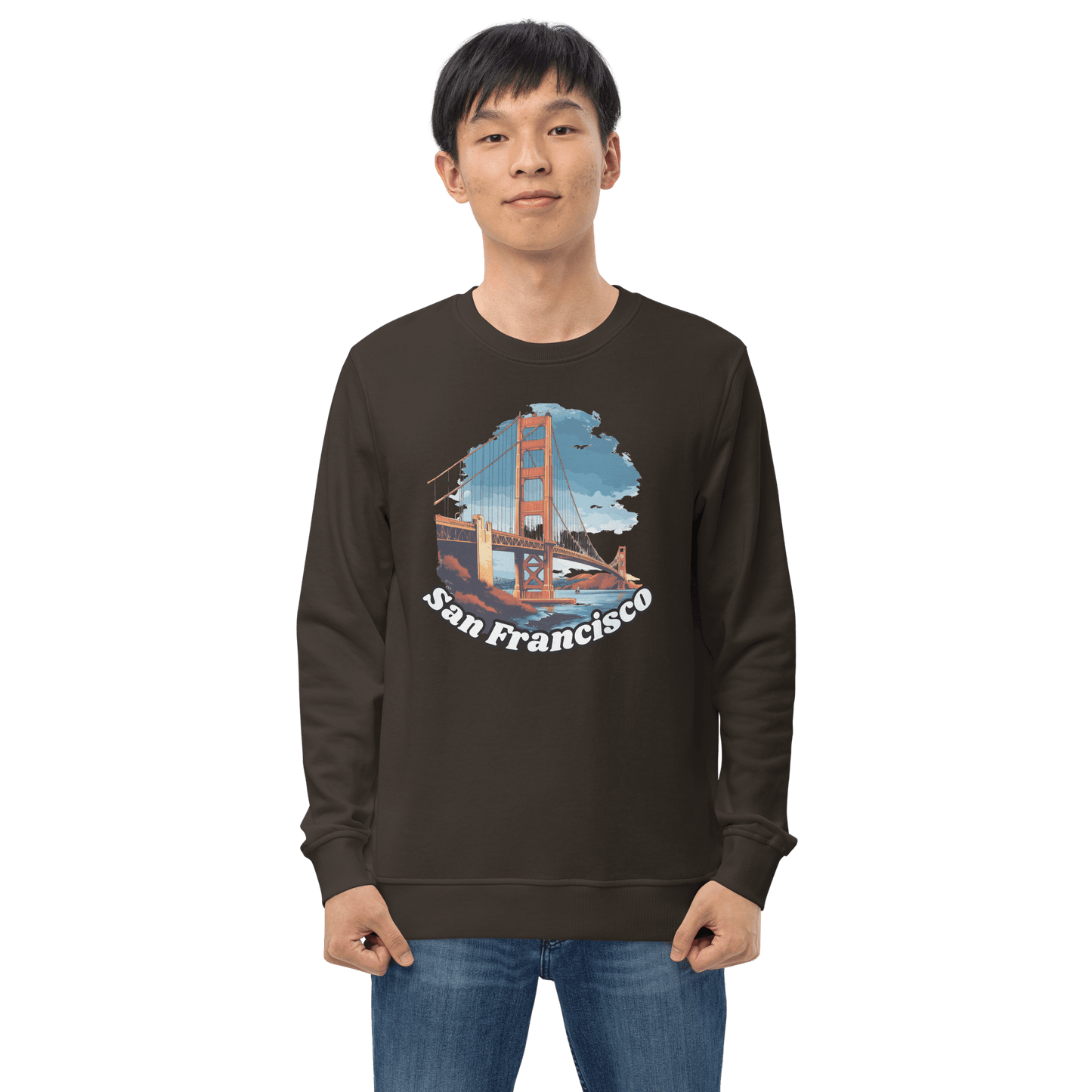 Unisex Organisches Sweatshirt "San Francisco" - Artexio