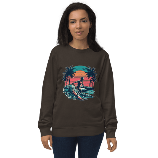 Unisex Organisches Sweatshirt "Surfing" - Artexio