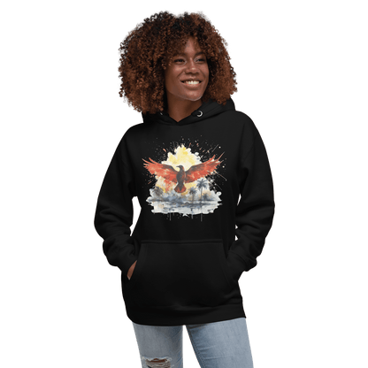 Unisex Premium Kapuzenpullover "Firebird" - Artexio