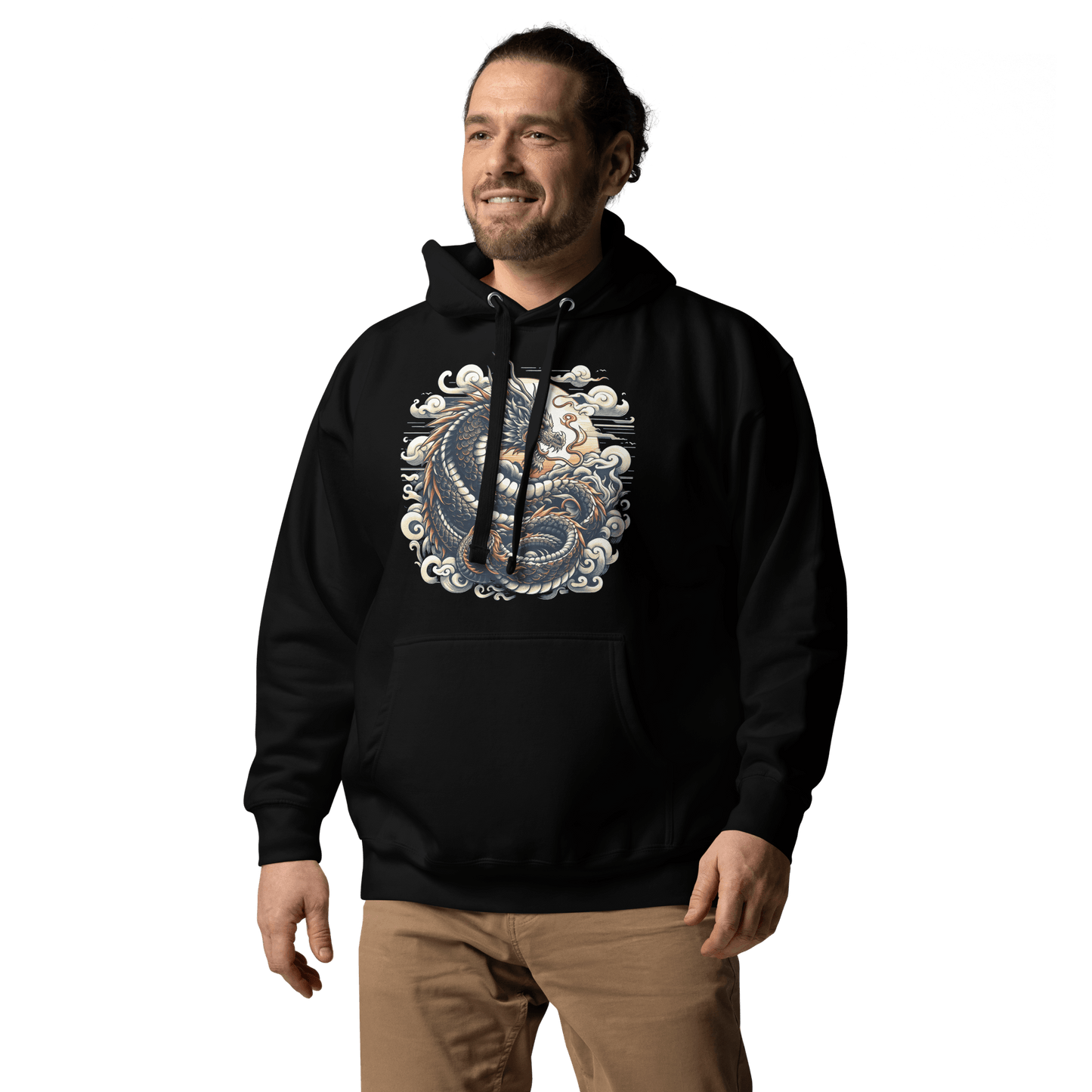 Unisex Premium Kapuzenpullover "Drache" - Artexio