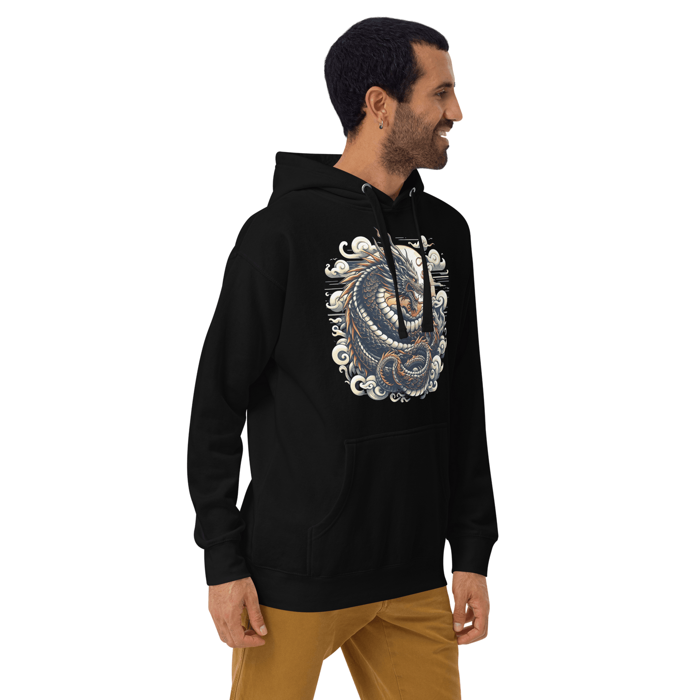 Unisex Premium Kapuzenpullover "Drache" - Artexio