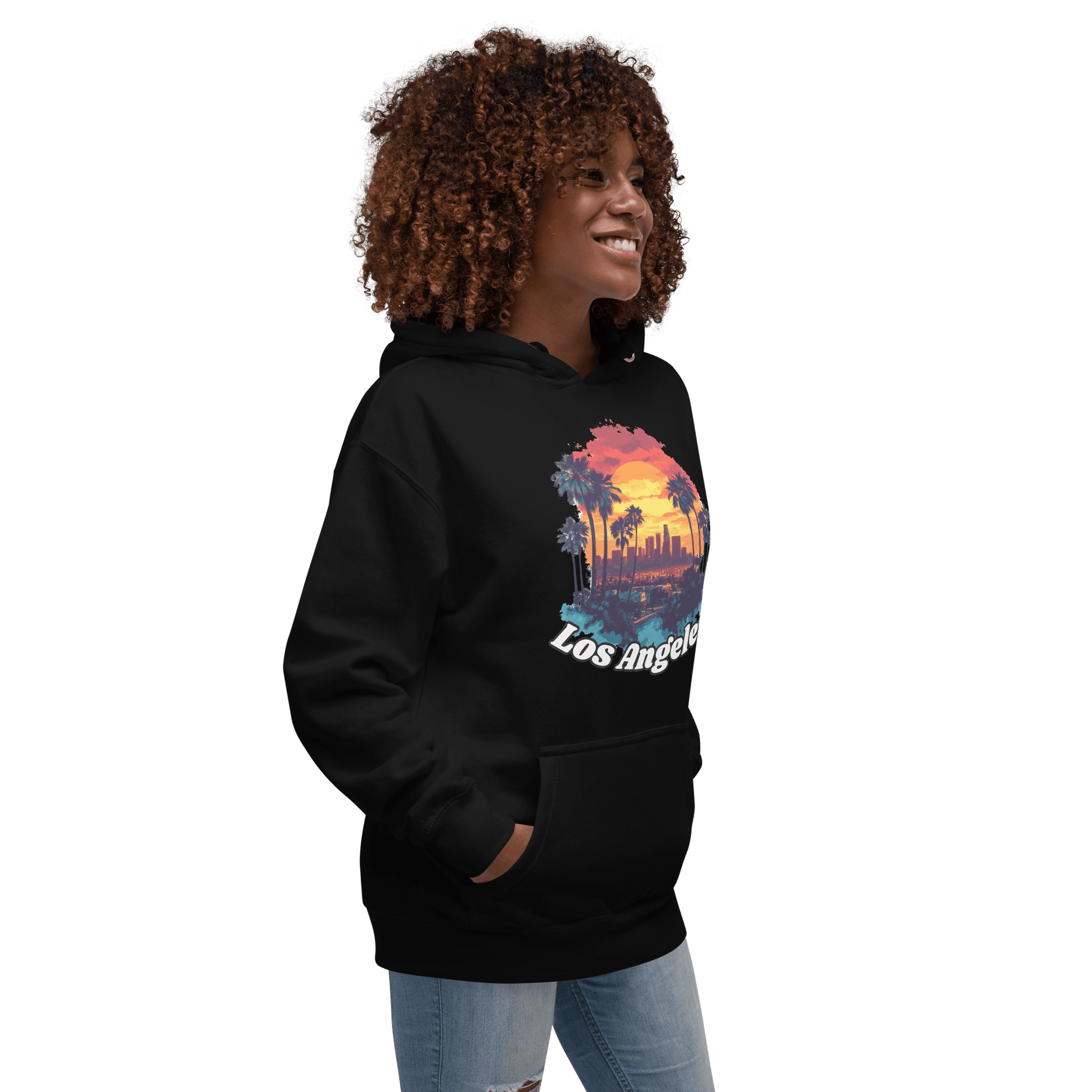 Unisex Premium Kapuzenpullover "Los Angeles" - Artexio