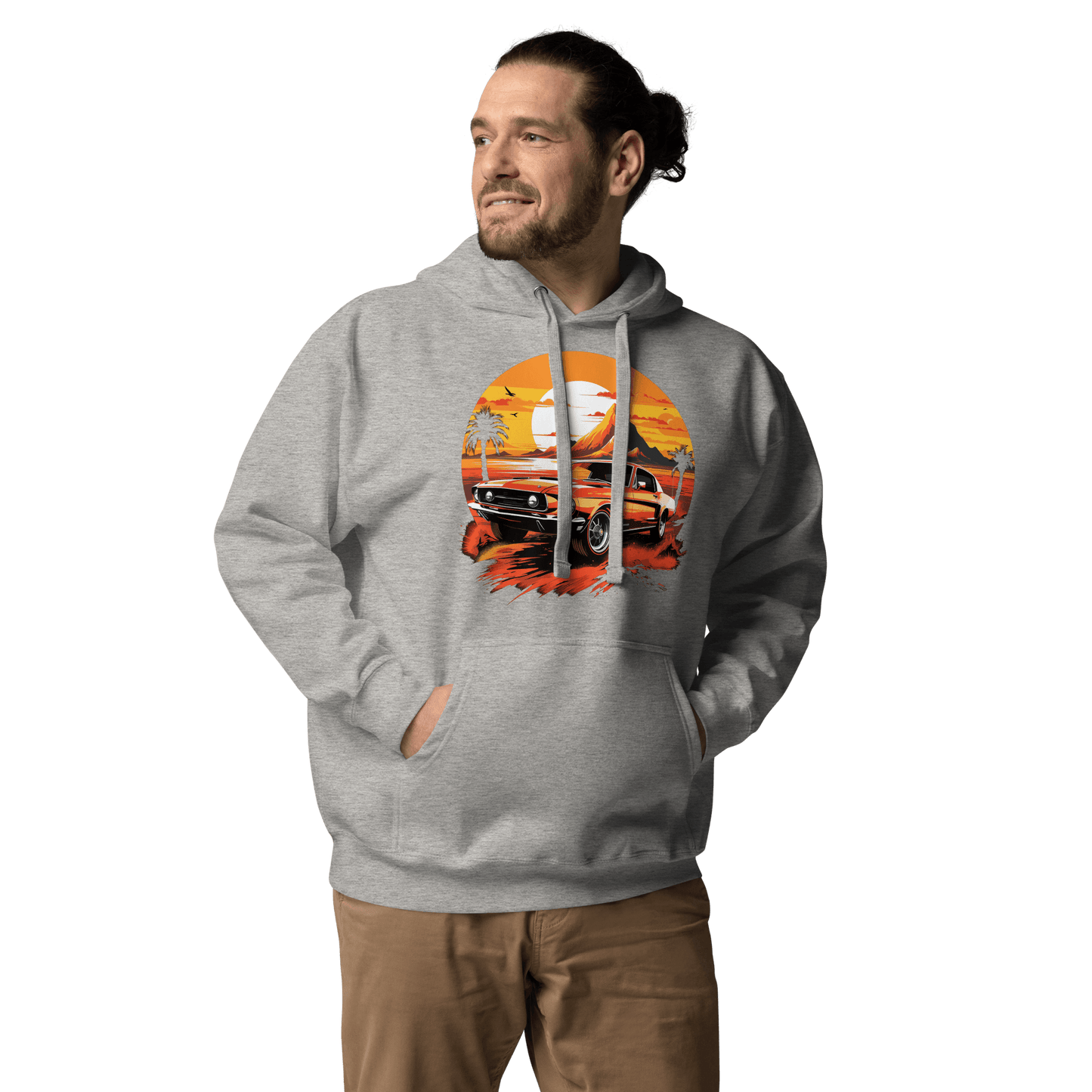 Unisex Premium Kapuzenpullover "Ford Mustang" - Artexio