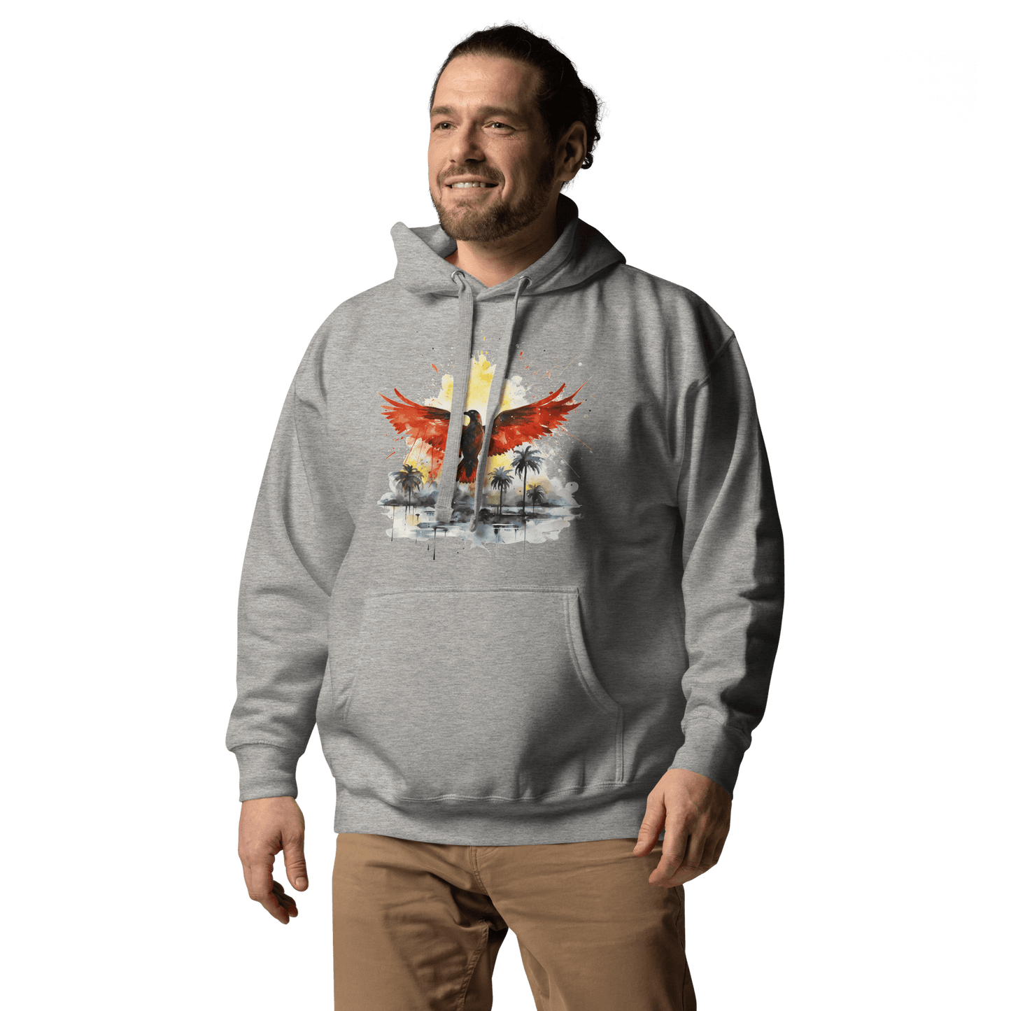 Unisex Premium Kapuzenpullover "Firebird" - Artexio