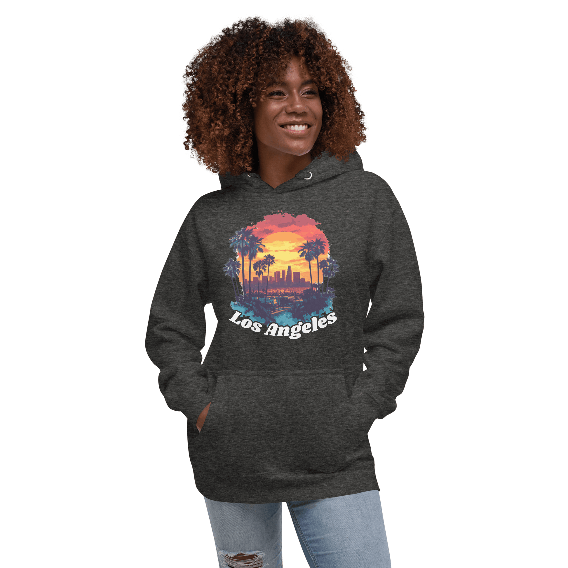 Unisex Premium Kapuzenpullover "Los Angeles" - Artexio