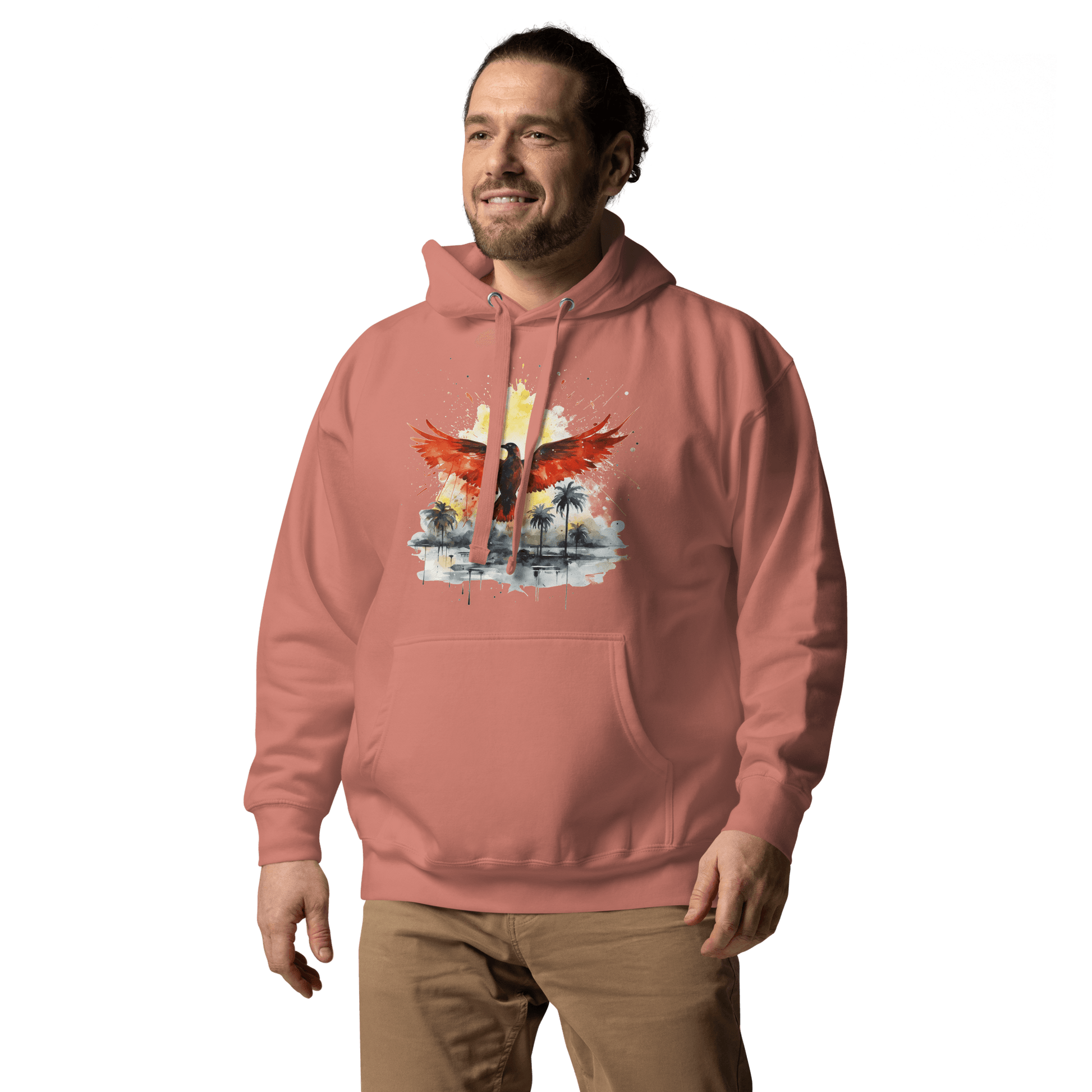 Unisex Premium Kapuzenpullover "Firebird" - Artexio