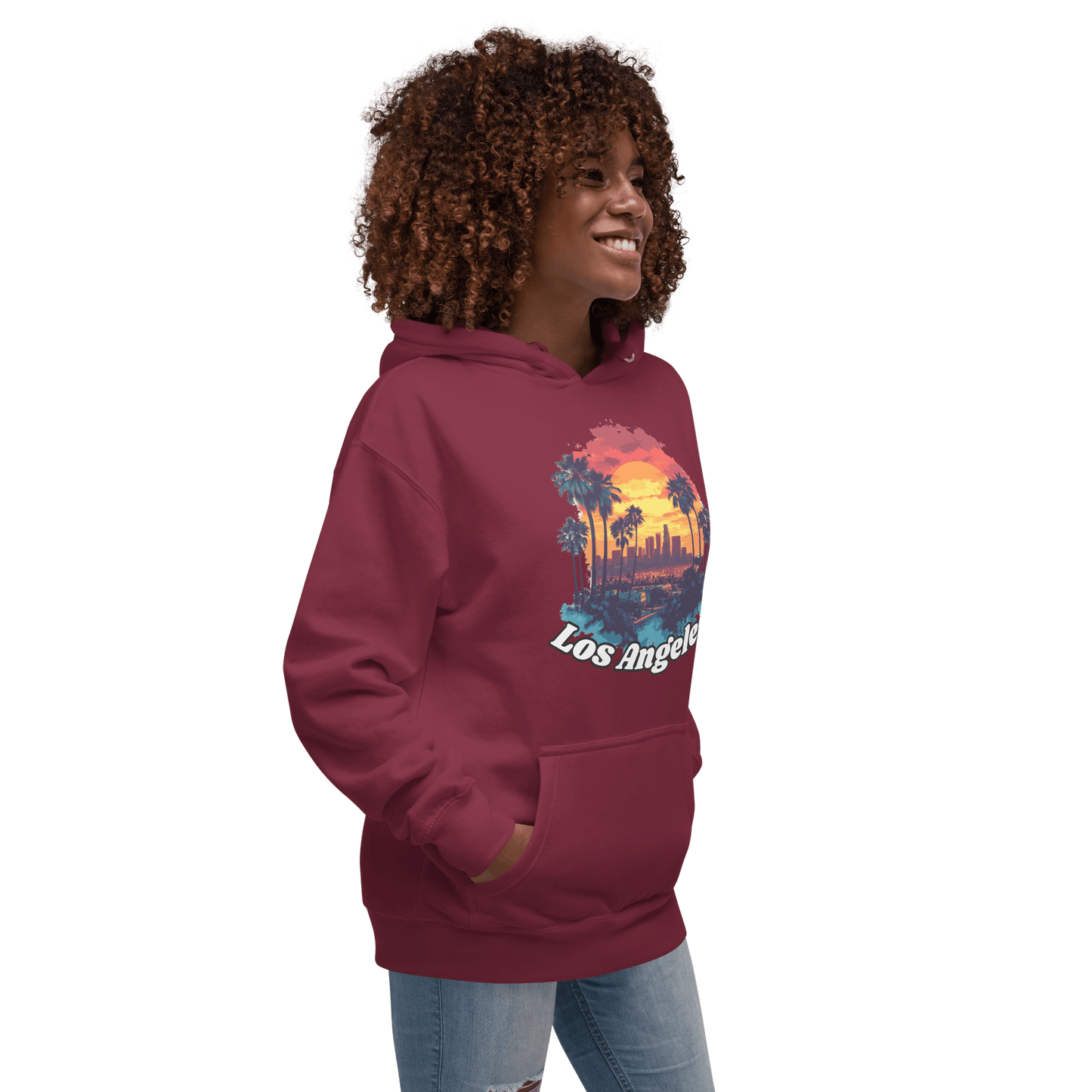 Unisex Premium Kapuzenpullover "Los Angeles" - Artexio