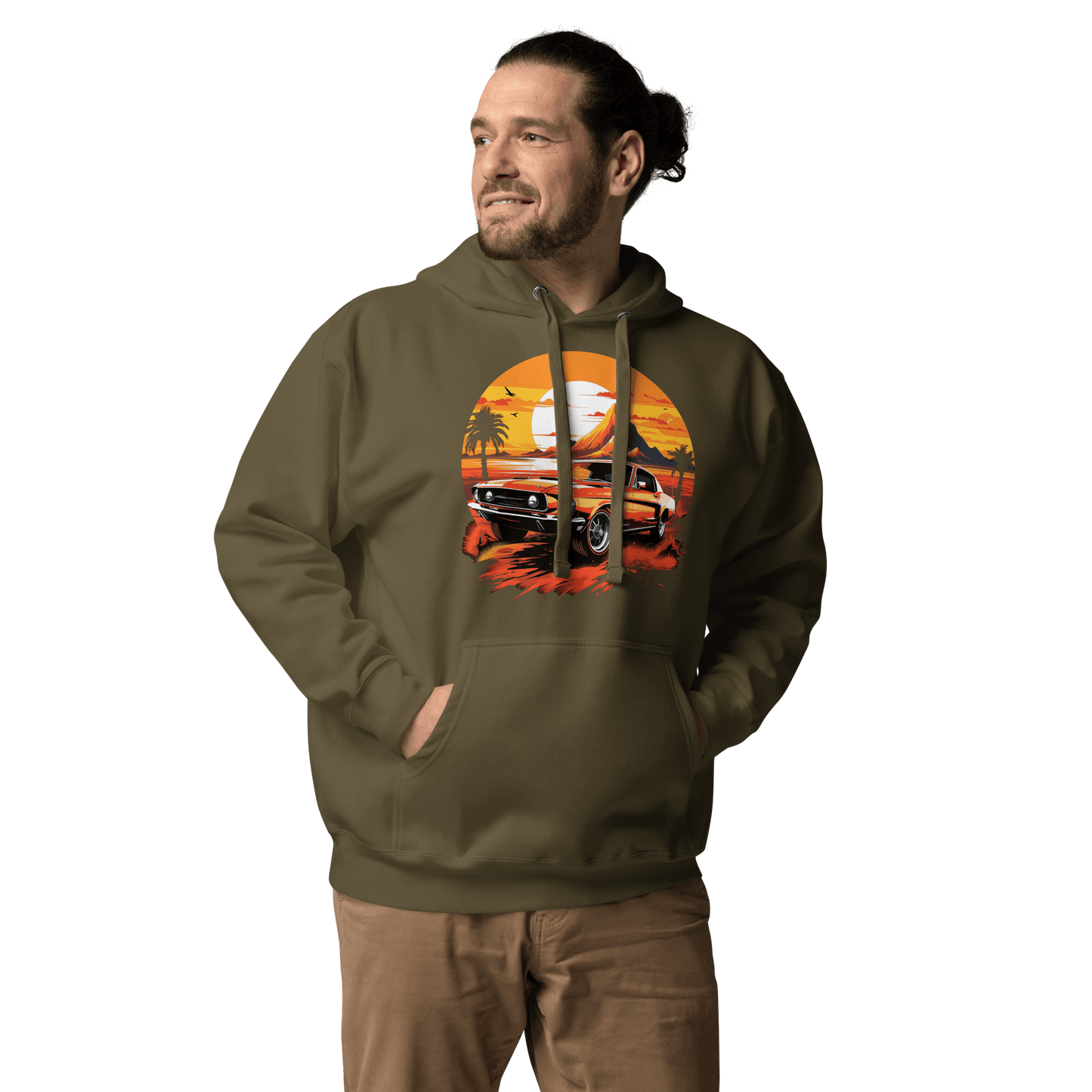 Unisex Premium Kapuzenpullover "Ford Mustang" - Artexio