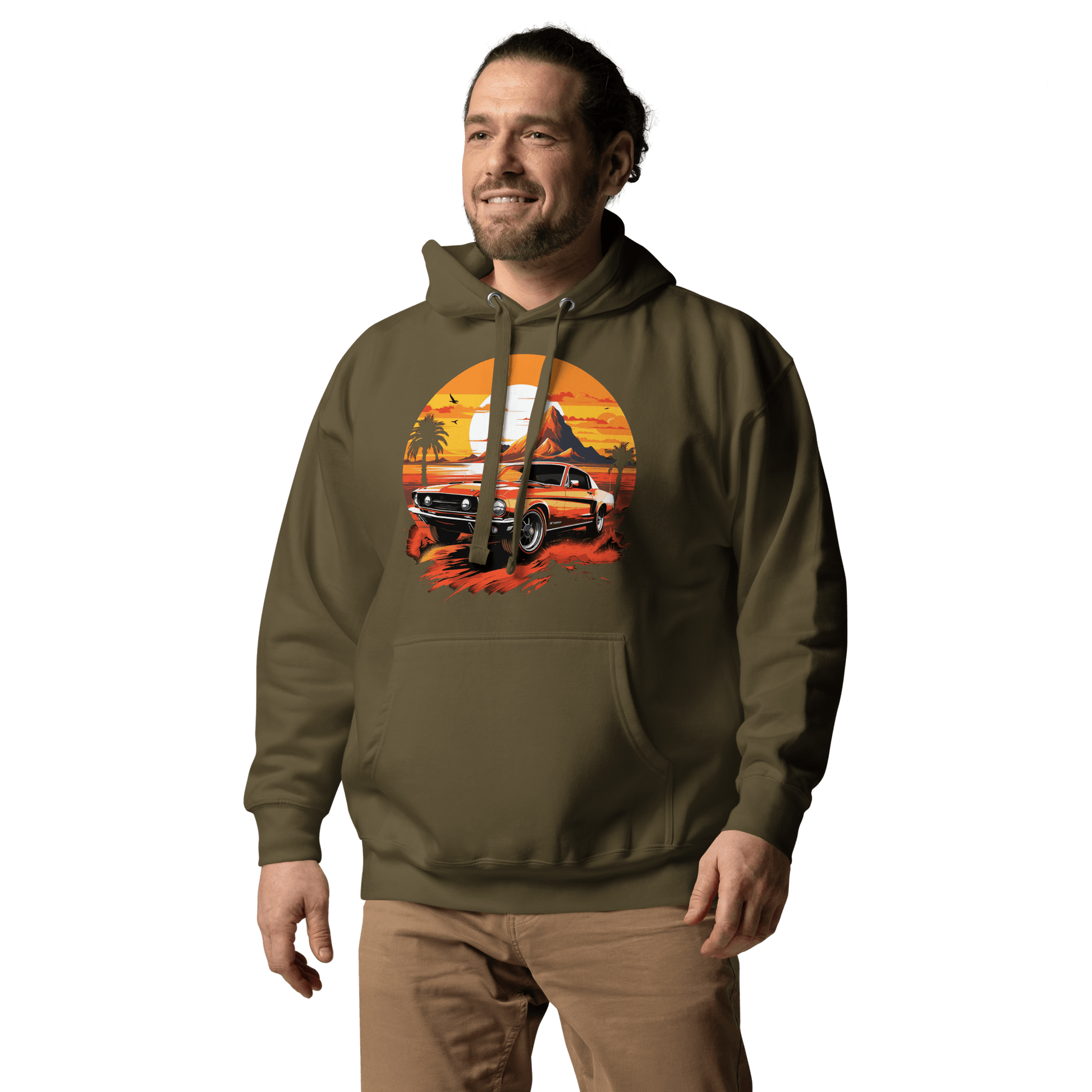 Unisex Premium Kapuzenpullover "Ford Mustang" - Artexio