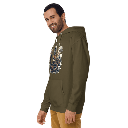 Unisex Premium Kapuzenpullover "Drache" - Artexio