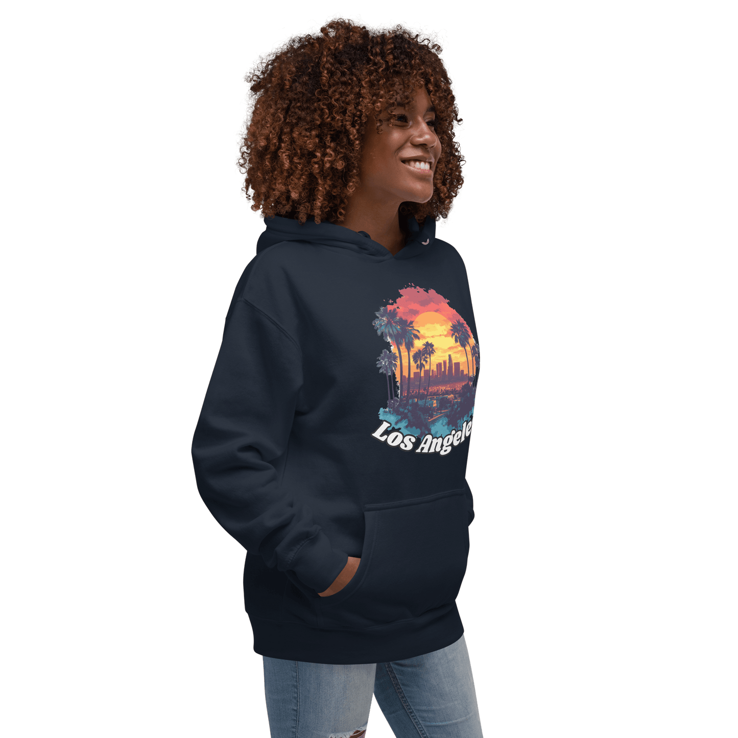 Unisex Premium Kapuzenpullover "Los Angeles" - Artexio