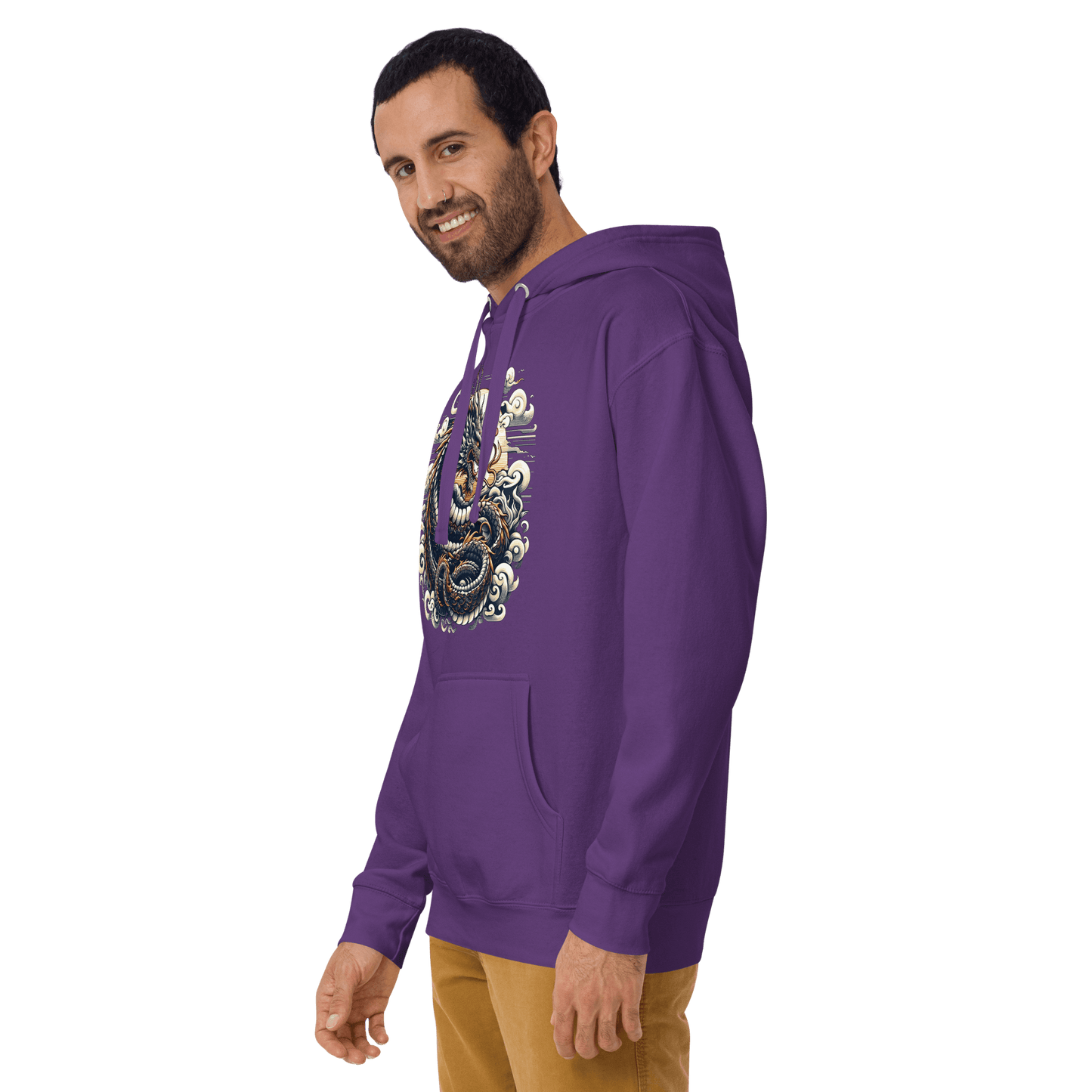 Unisex Premium Kapuzenpullover "Drache" - Artexio