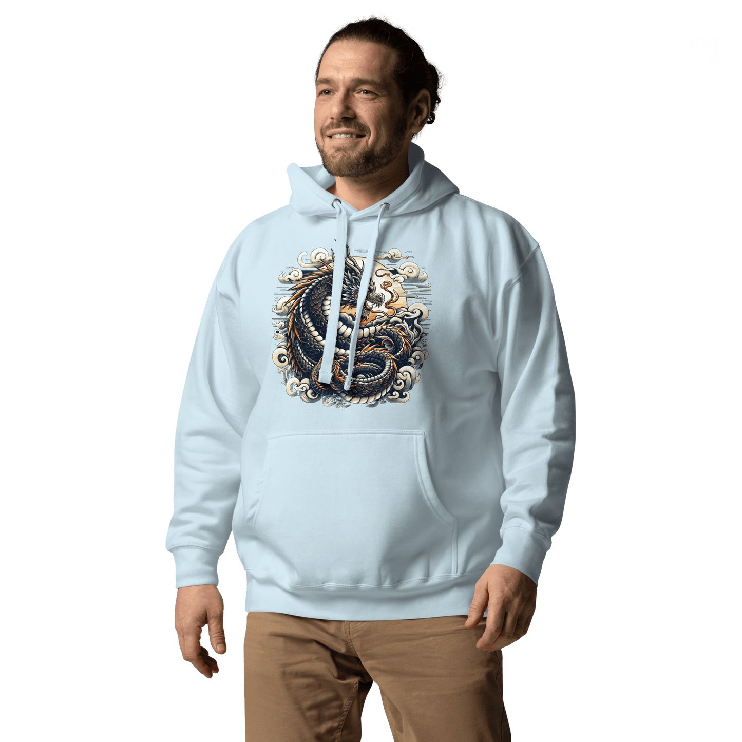 Unisex Premium Kapuzenpullover "Drache" - Artexio