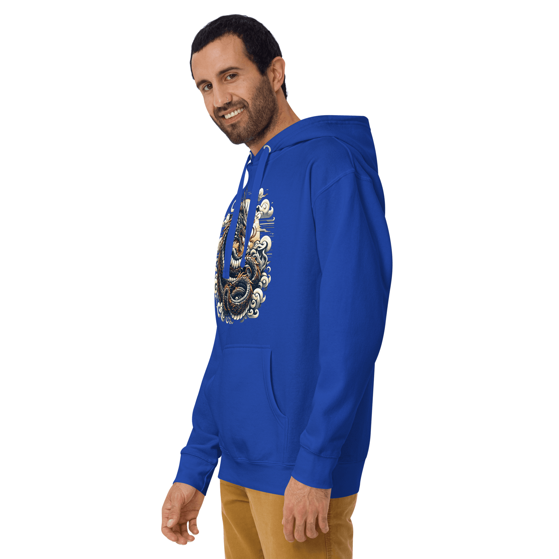 Unisex Premium Kapuzenpullover "Drache" - Artexio