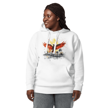 Unisex Premium Kapuzenpullover "Firebird" - Artexio