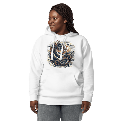 Unisex Premium Kapuzenpullover "Drache" - Artexio