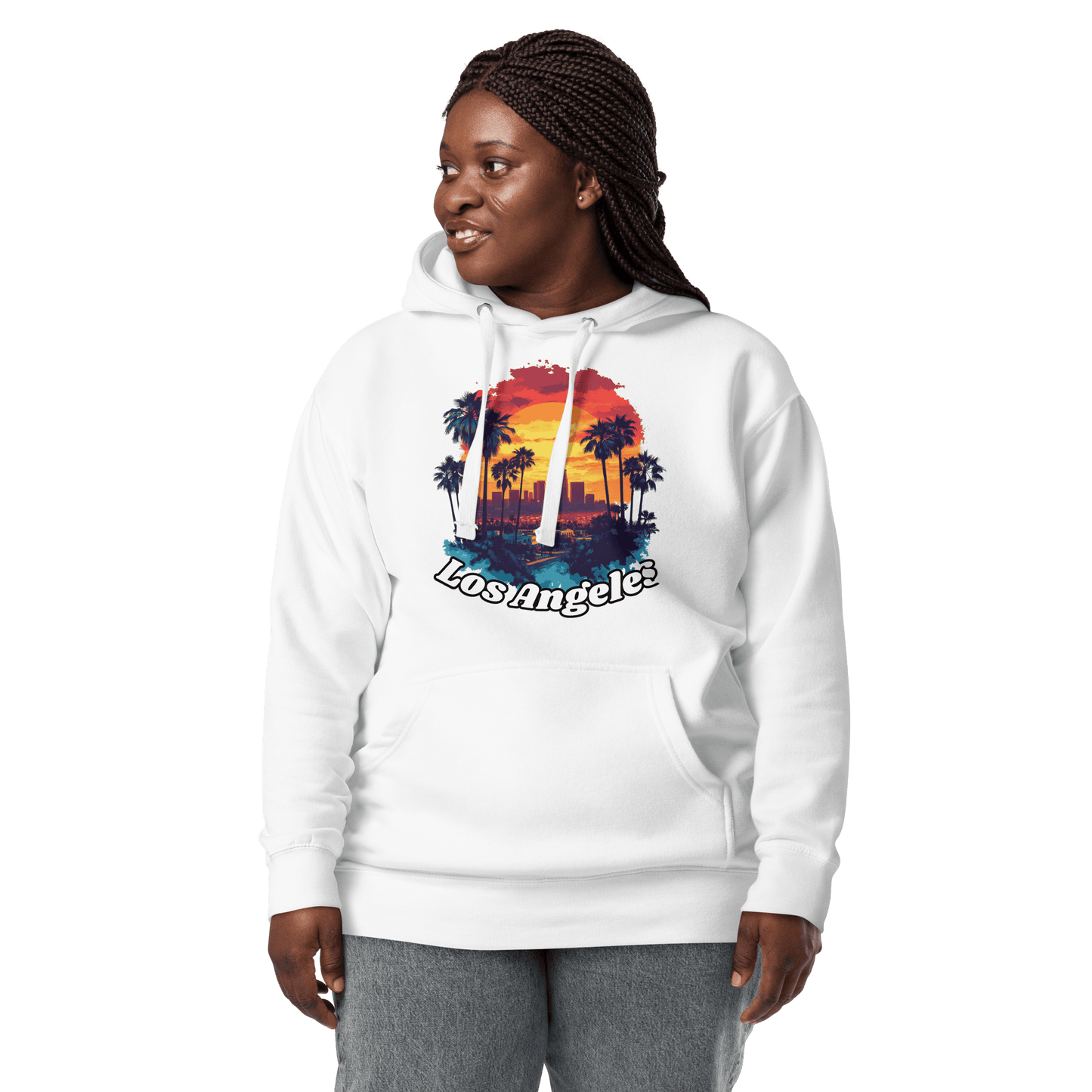 Unisex Premium Kapuzenpullover "Los Angeles" - Artexio