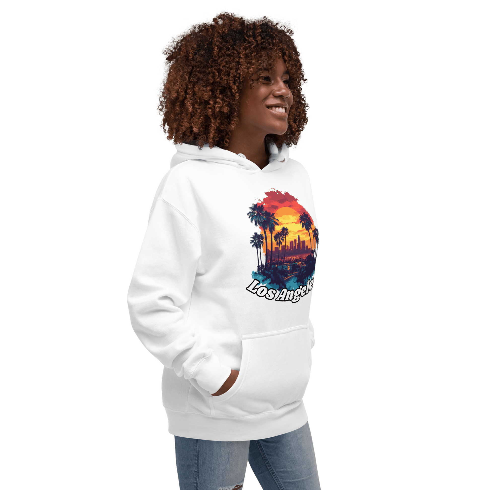 Unisex Premium Kapuzenpullover "Los Angeles" - Artexio