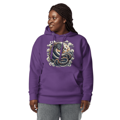 Unisex Premium Kapuzenpullover "Drache" - Artexio