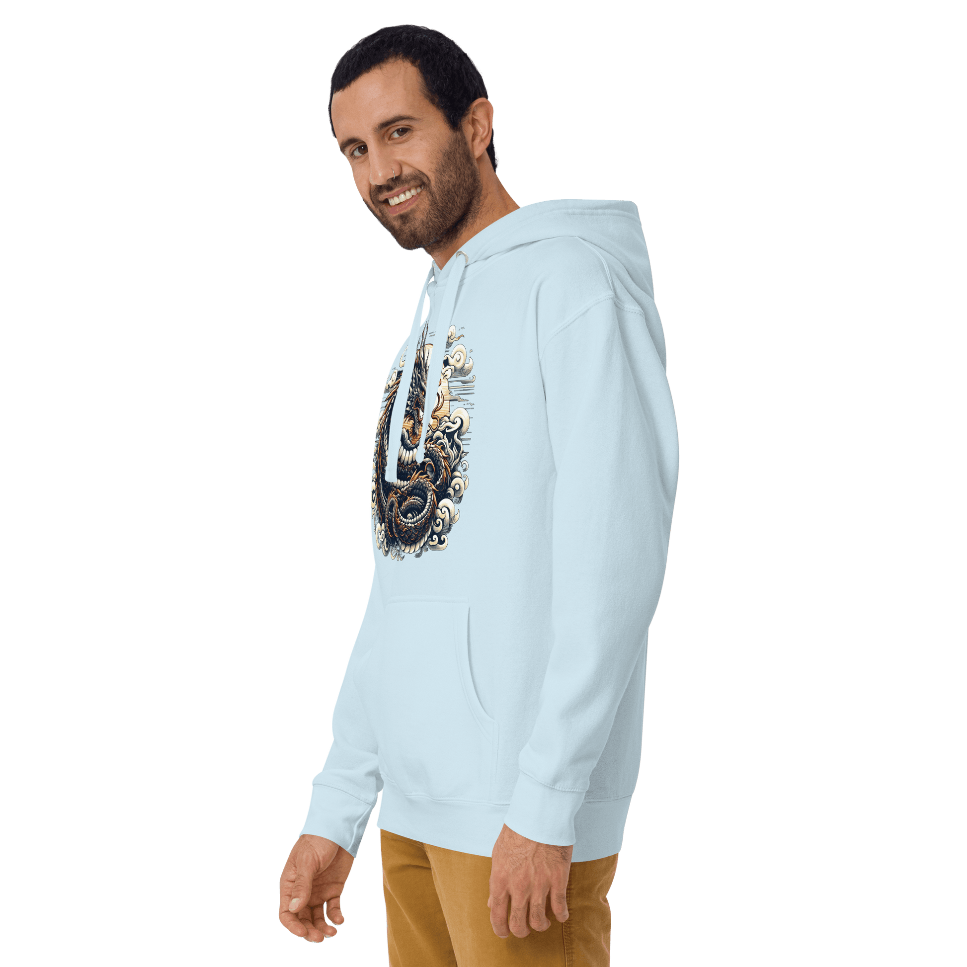 Unisex Premium Kapuzenpullover "Drache" - Artexio