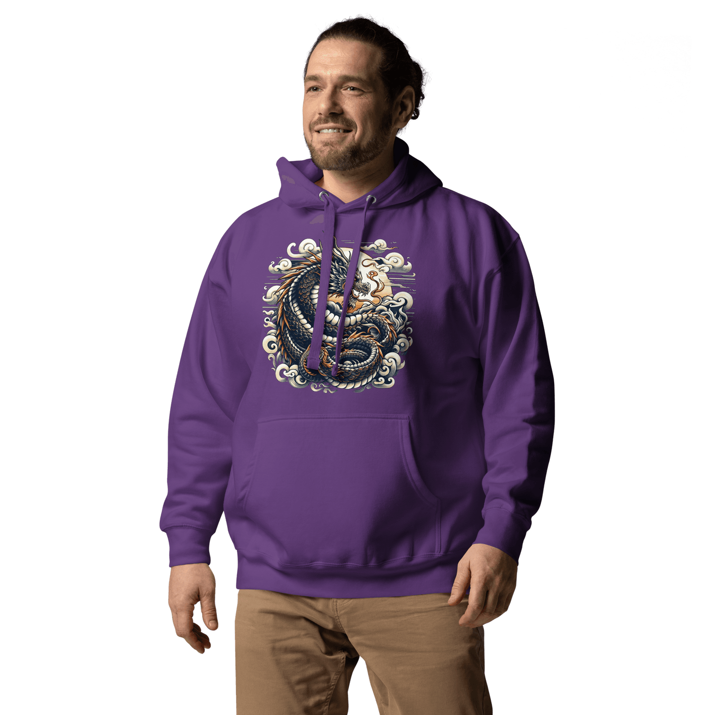 Unisex Premium Kapuzenpullover "Drache" - Artexio