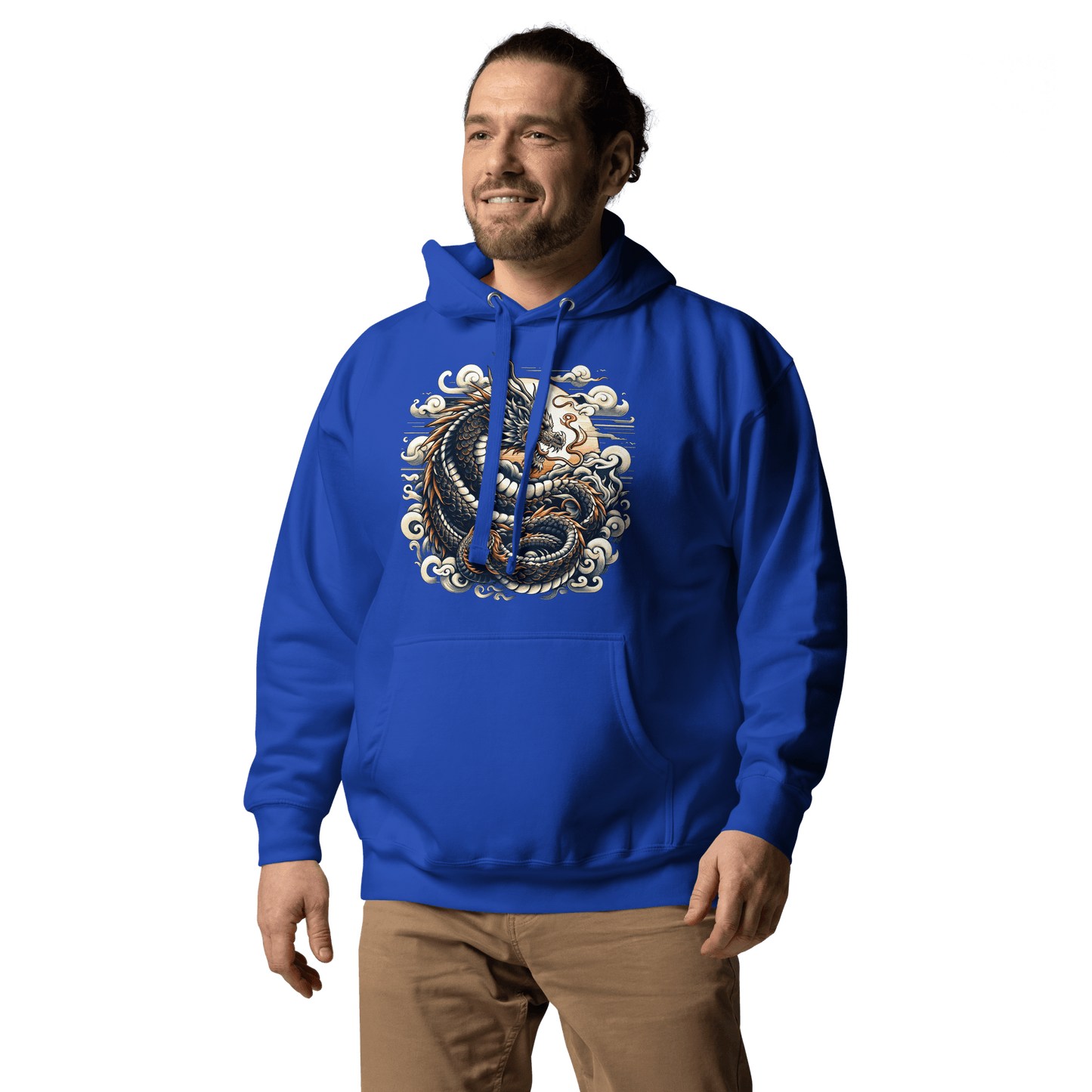 Unisex Premium Kapuzenpullover "Drache" - Artexio