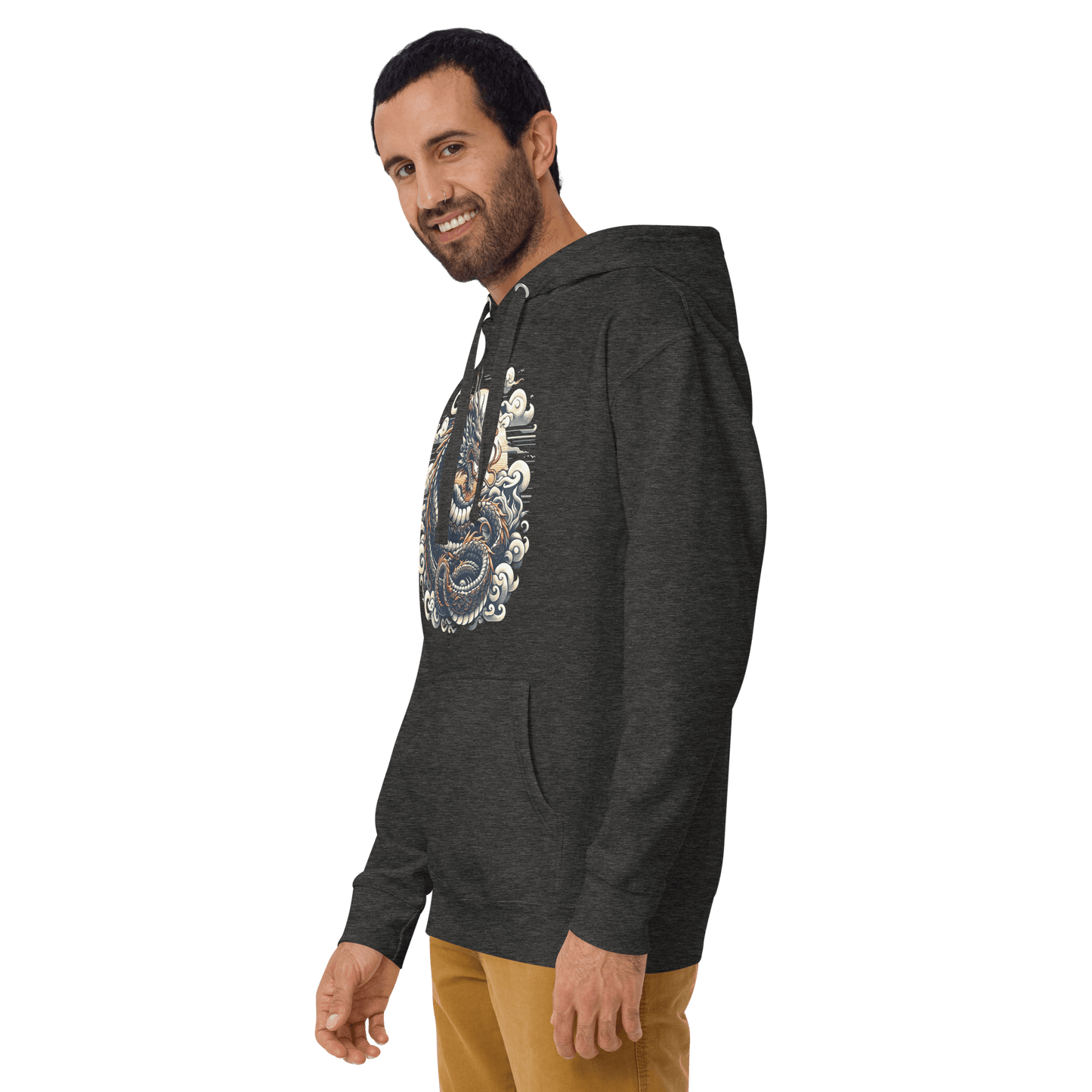 Unisex Premium Kapuzenpullover "Drache" - Artexio