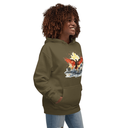 Unisex Premium Kapuzenpullover "Firebird" - Artexio