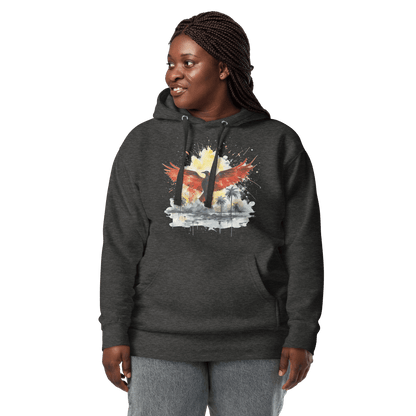 Unisex Premium Kapuzenpullover "Firebird" - Artexio