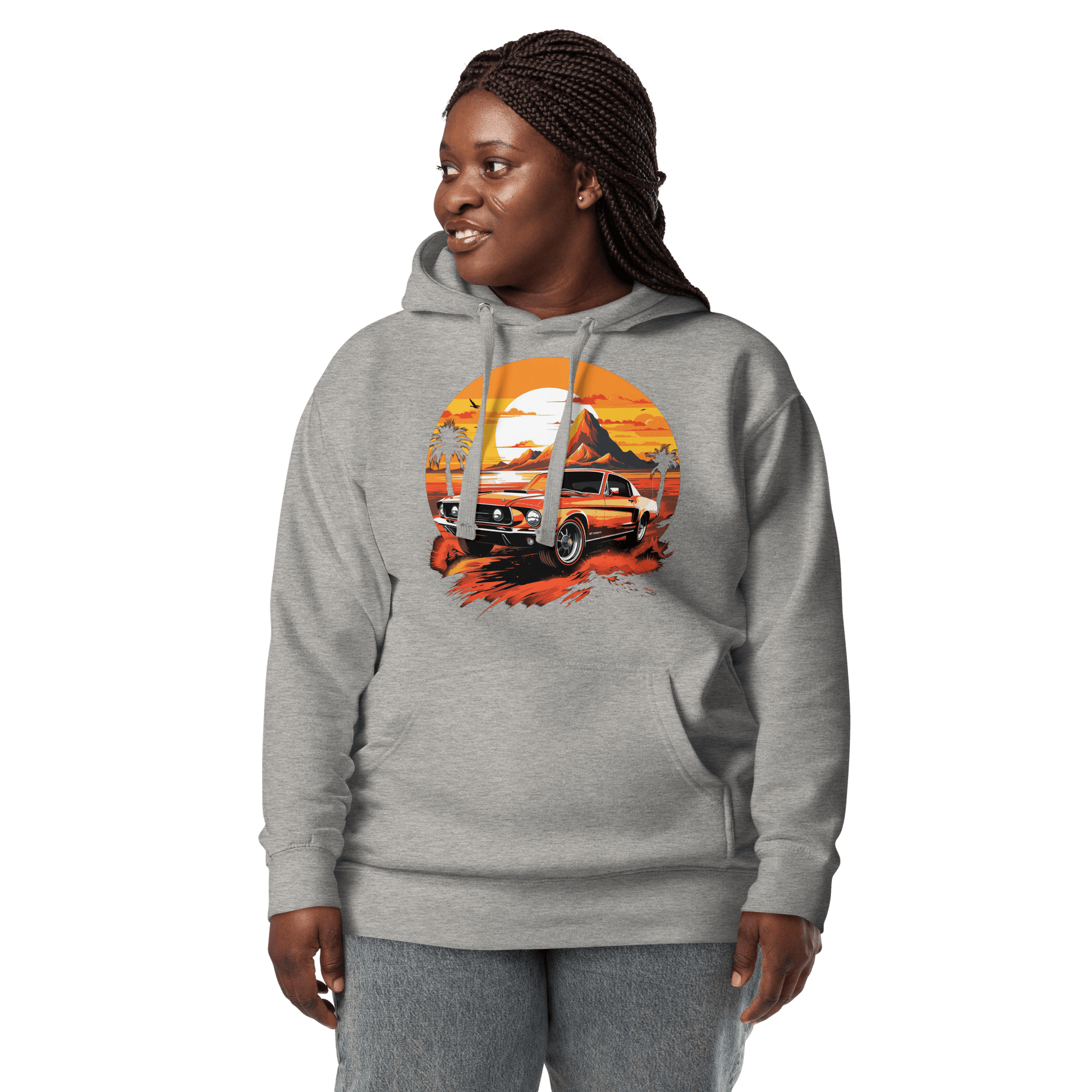 Unisex Premium Kapuzenpullover "Ford Mustang" - Artexio