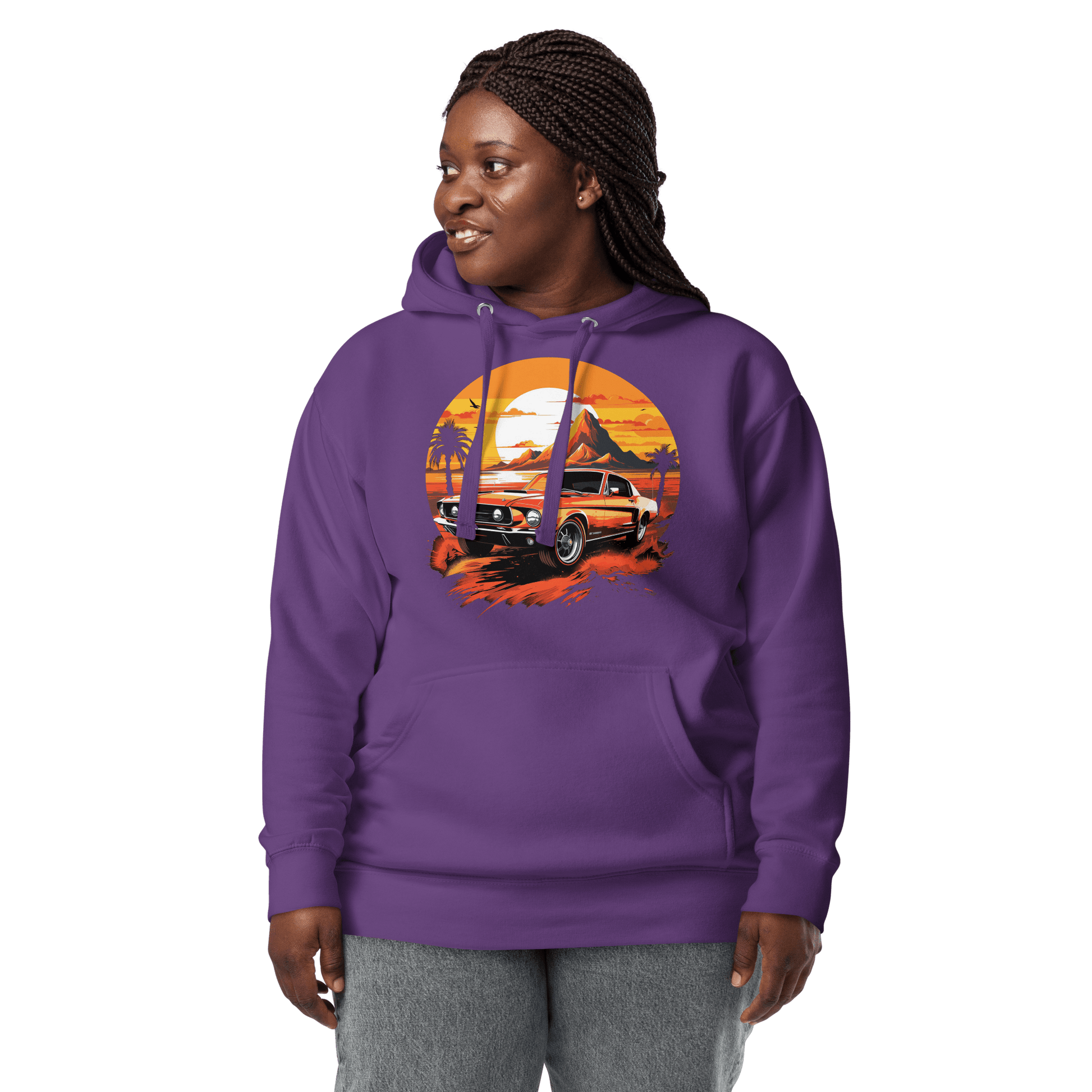 Unisex Premium Kapuzenpullover "Ford Mustang" - Artexio