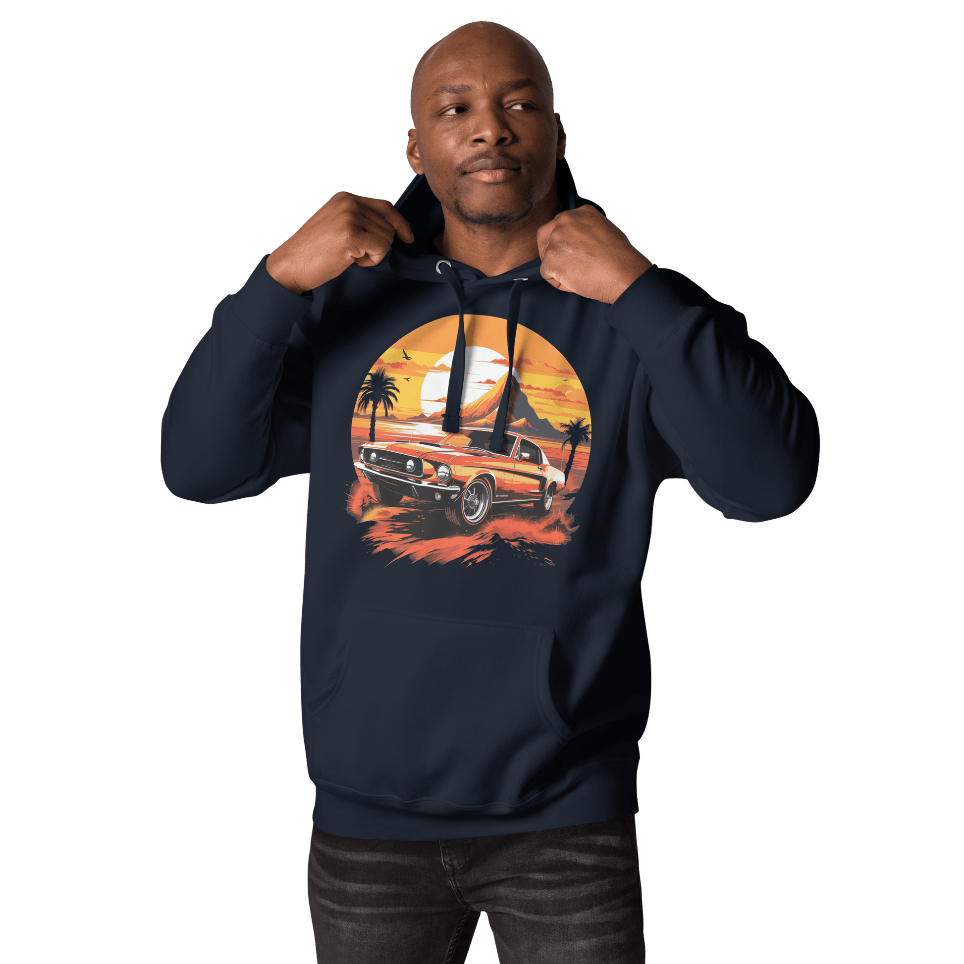 Unisex Premium Kapuzenpullover "Ford Mustang" - Artexio