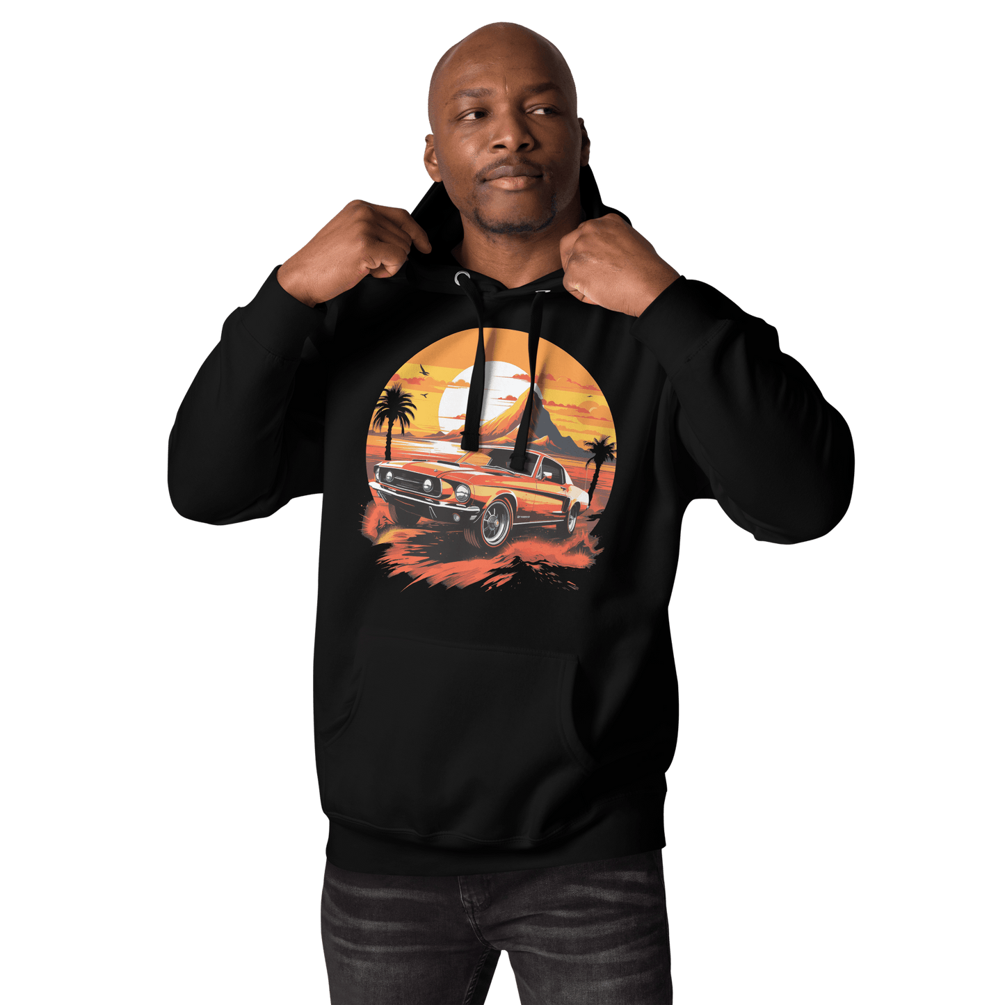 Unisex Premium Kapuzenpullover "Ford Mustang" - Artexio