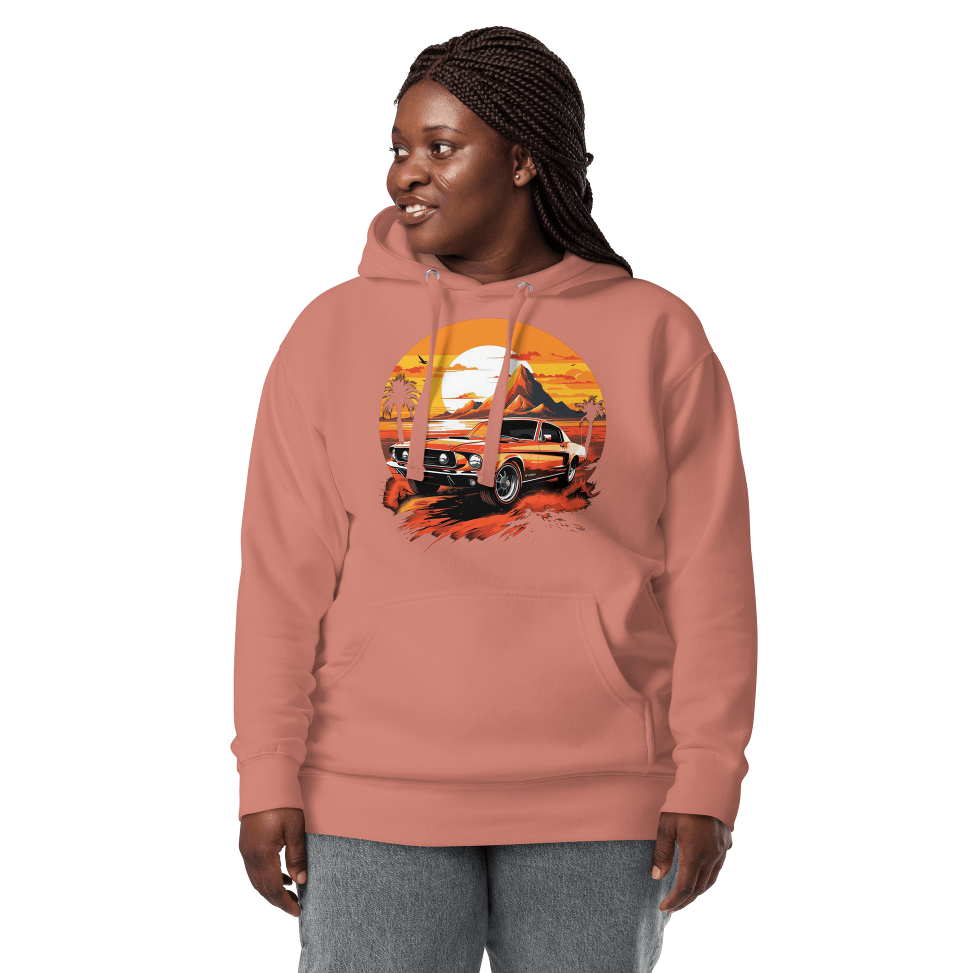 Unisex Premium Kapuzenpullover "Ford Mustang" - Artexio