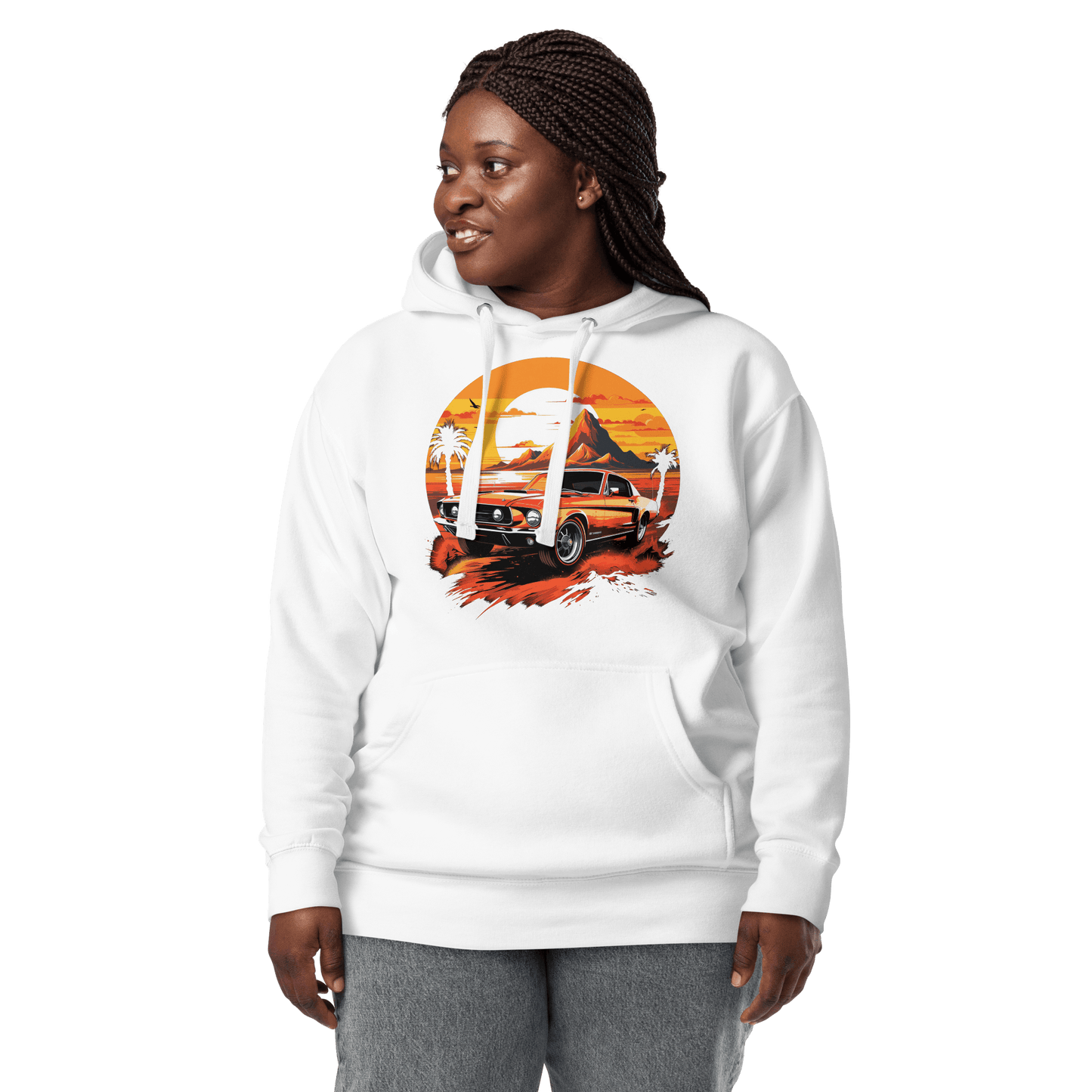 Unisex Premium Kapuzenpullover "Ford Mustang" - Artexio