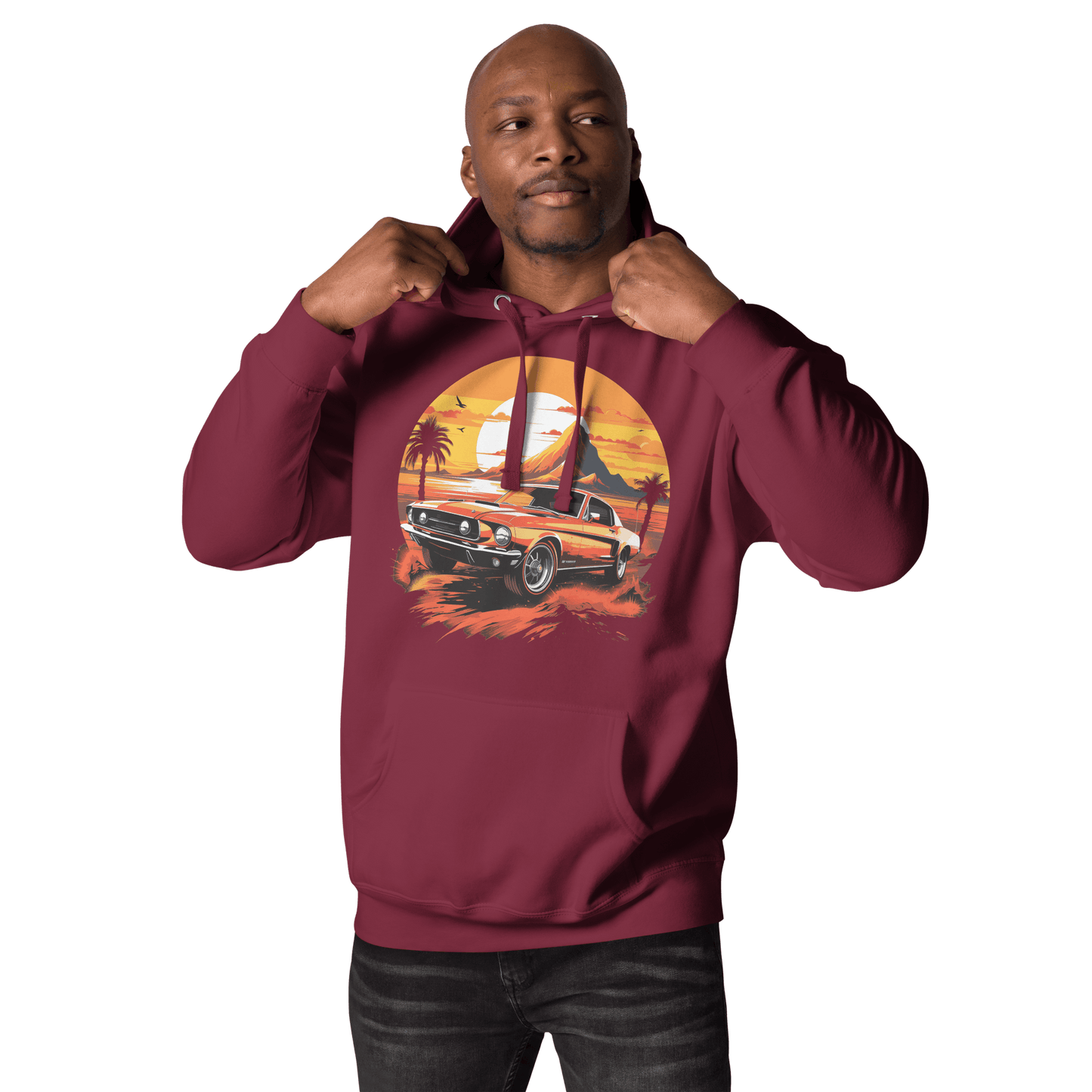 Unisex Premium Kapuzenpullover "Ford Mustang" - Artexio