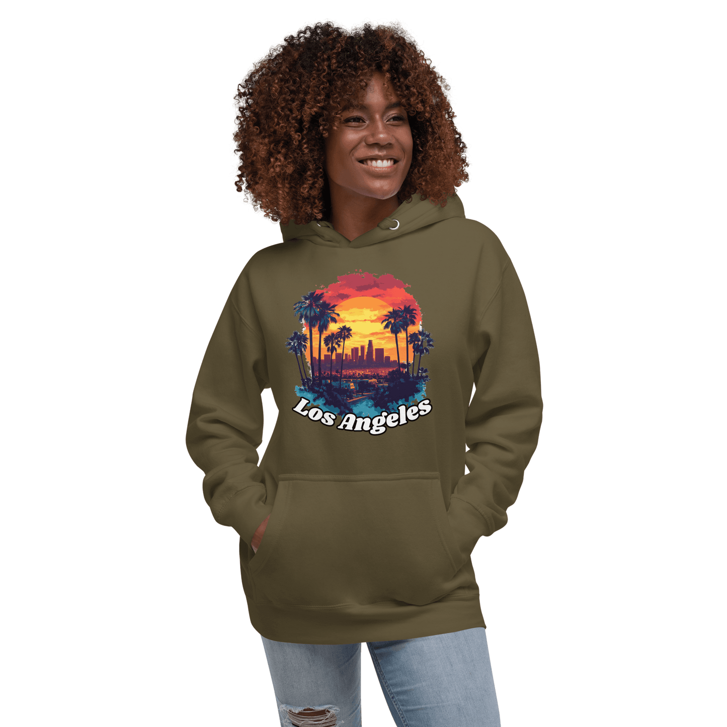 Unisex Premium Kapuzenpullover "Los Angeles" - Artexio