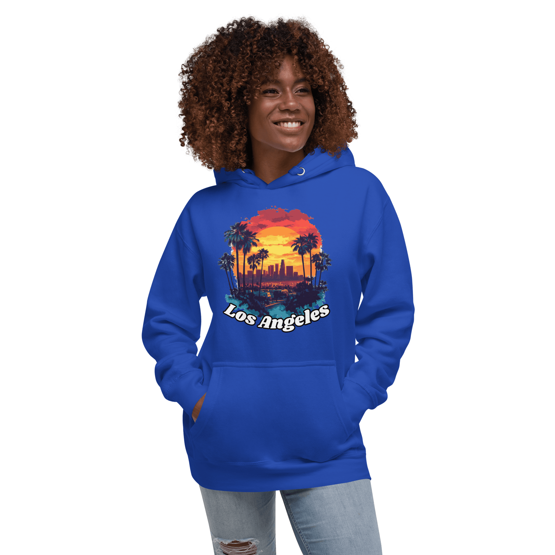 Unisex Premium Kapuzenpullover "Los Angeles" - Artexio