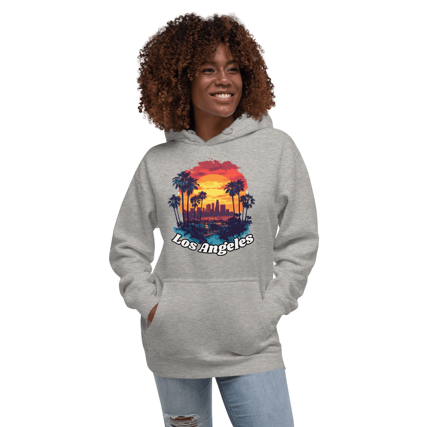 Unisex Premium Kapuzenpullover "Los Angeles" - Artexio