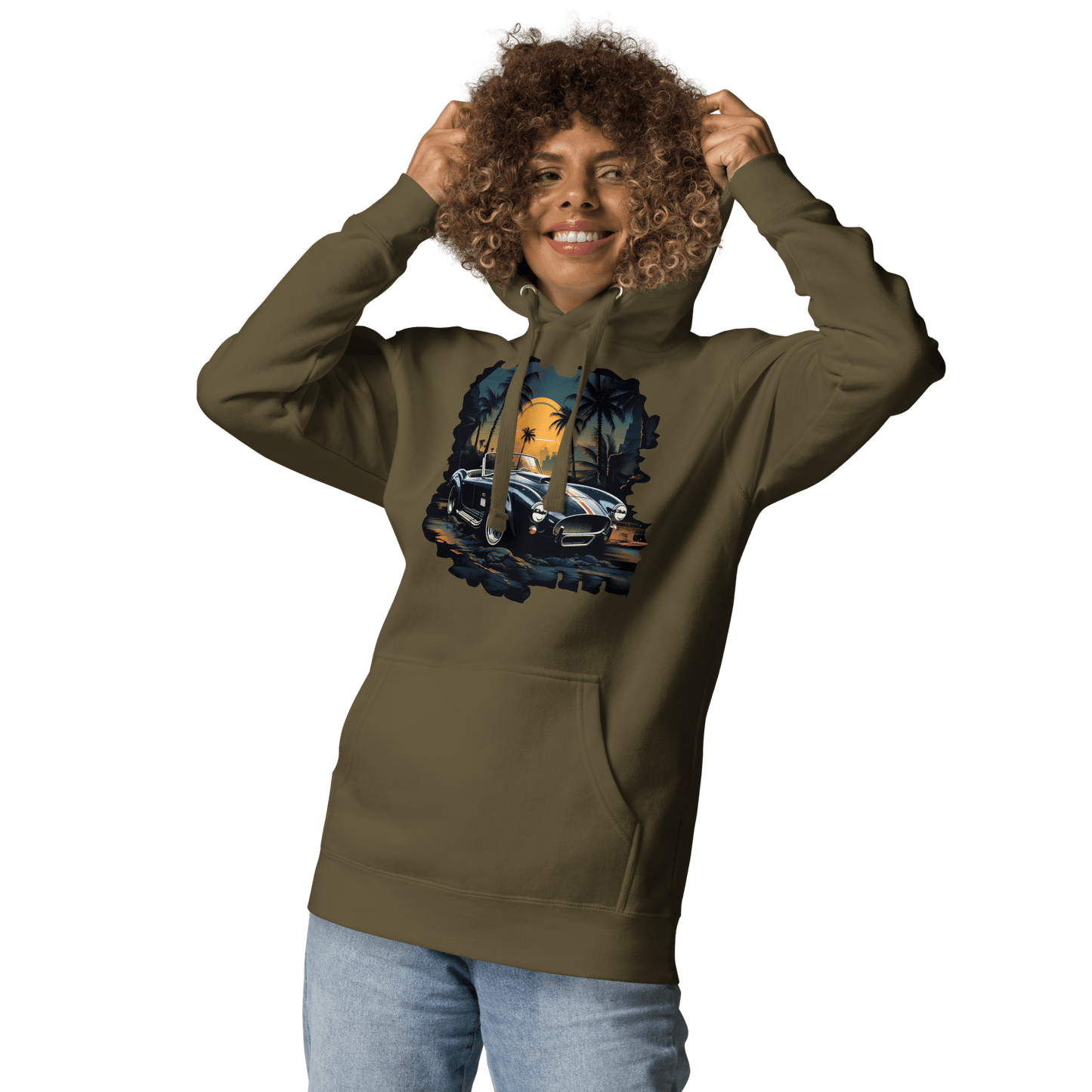 Unisex Premium Kapuzenpullover "Shelby Cobra" - Artexio