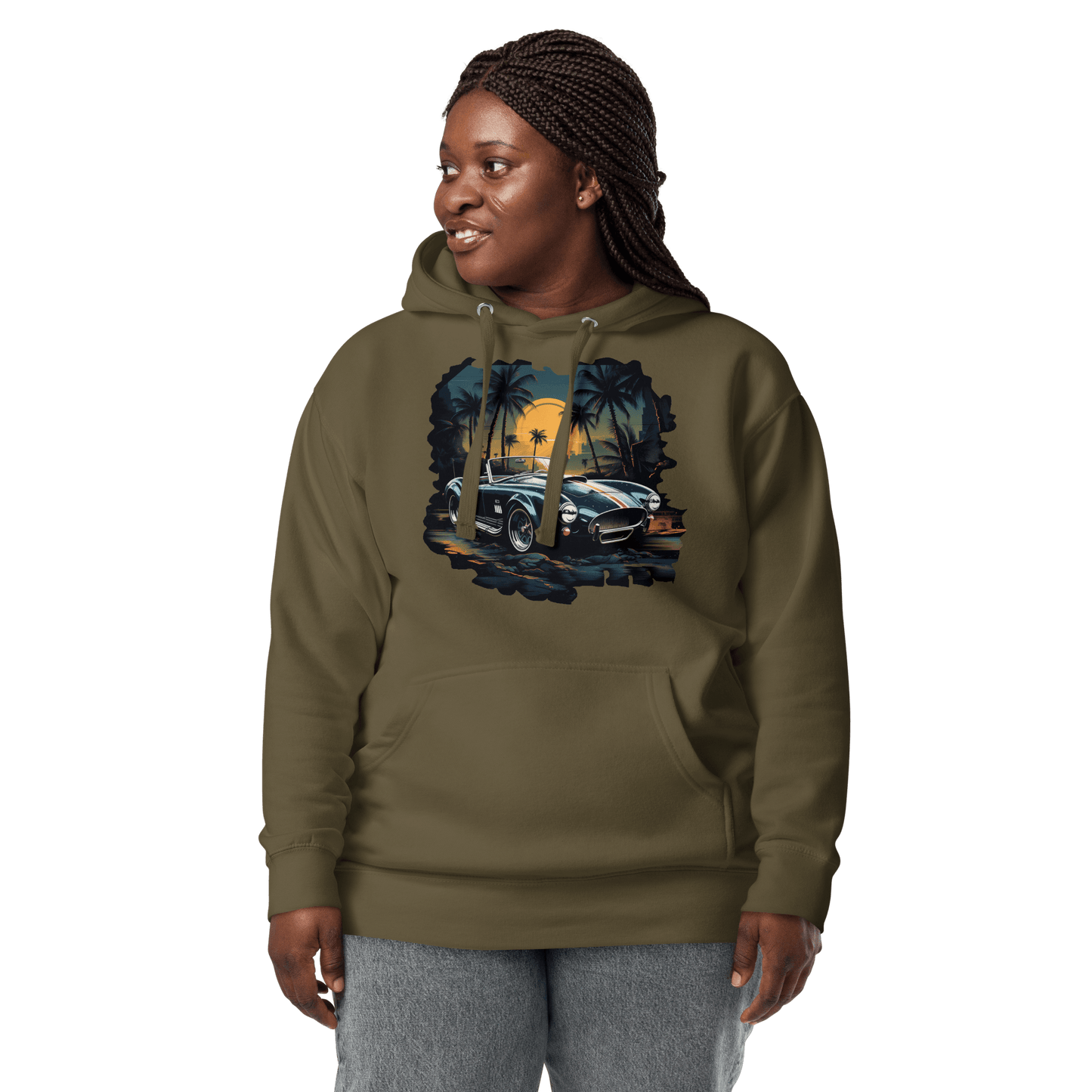 Unisex Premium Kapuzenpullover "Shelby Cobra" - Artexio