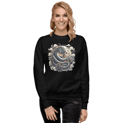 Unisex Premium Sweatshirt "Drache" - Artexio