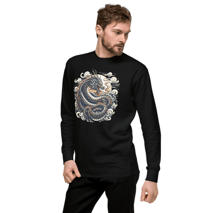 Unisex Premium Sweatshirt "Drache" - Artexio