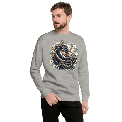 Unisex Premium Sweatshirt "Drache" - Artexio