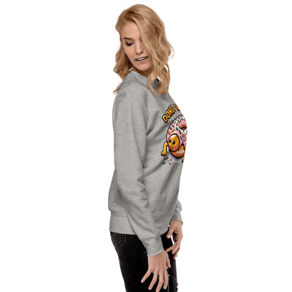 Unisex Premium Sweatshirt "Donut give up" - Artexio