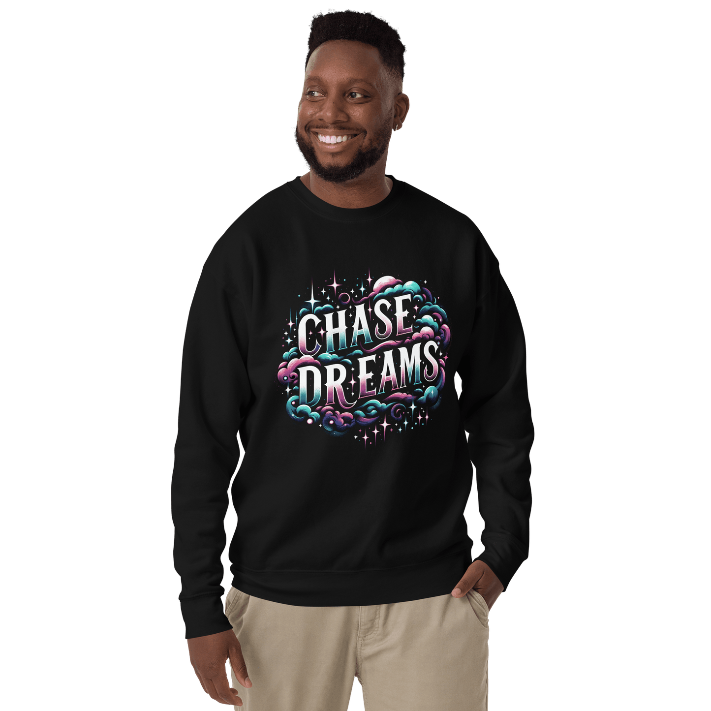 Unisex Premium Sweatshirt "Chase Dreams" - Artexio