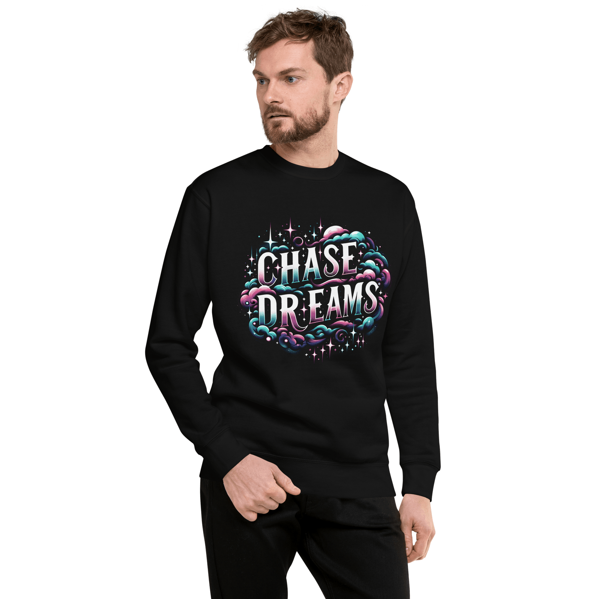 Unisex Premium Sweatshirt "Chase Dreams" - Artexio