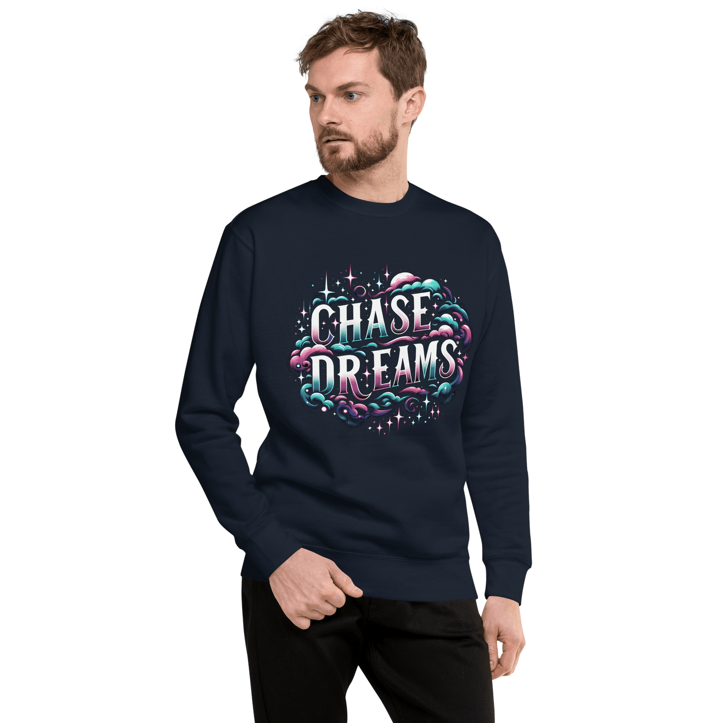 Unisex Premium Sweatshirt "Chase Dreams" - Artexio