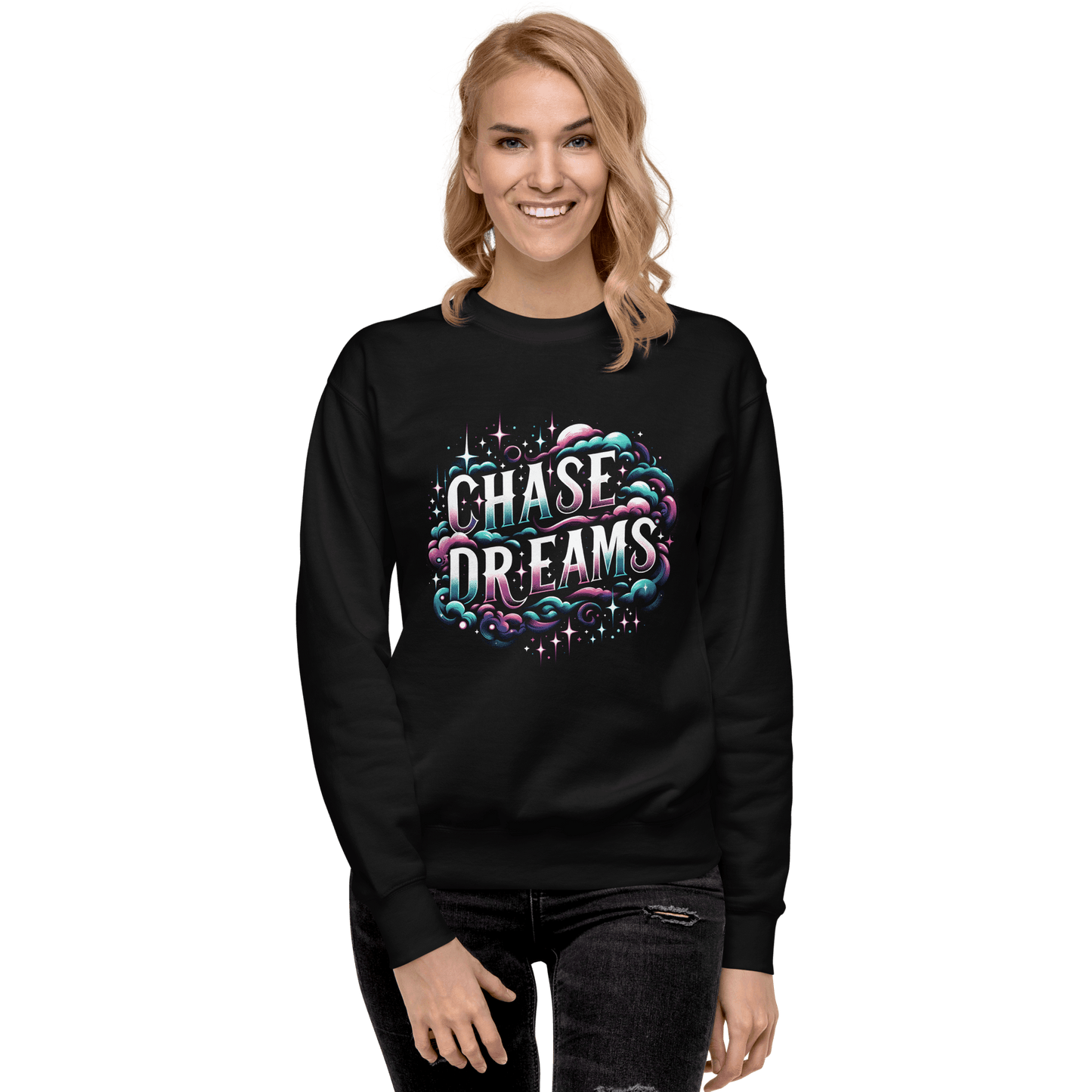 Unisex Premium Sweatshirt "Chase Dreams" - Artexio