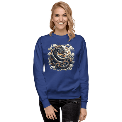 Unisex Premium Sweatshirt "Drache" - Artexio